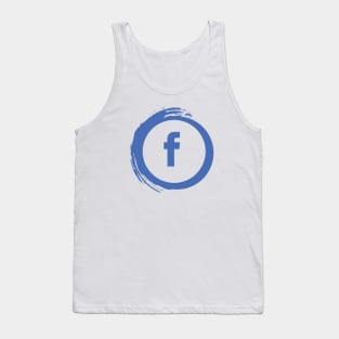 Blue F logo Tank Top